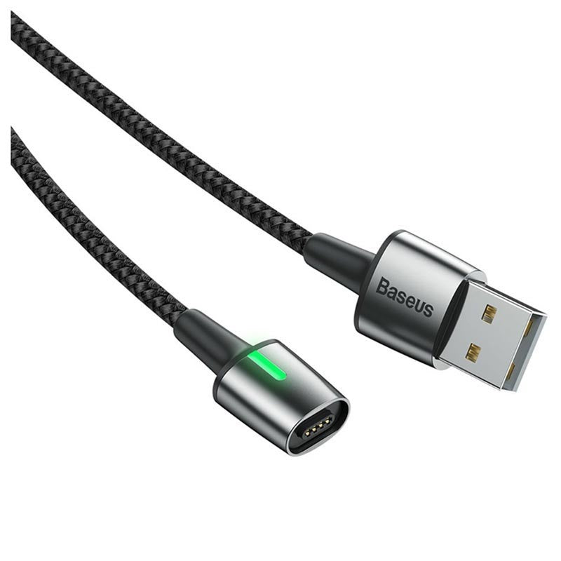 Câble Lightning Magnétique Baseus Zinc 1.5A 2M Noir (CALXC-B01)