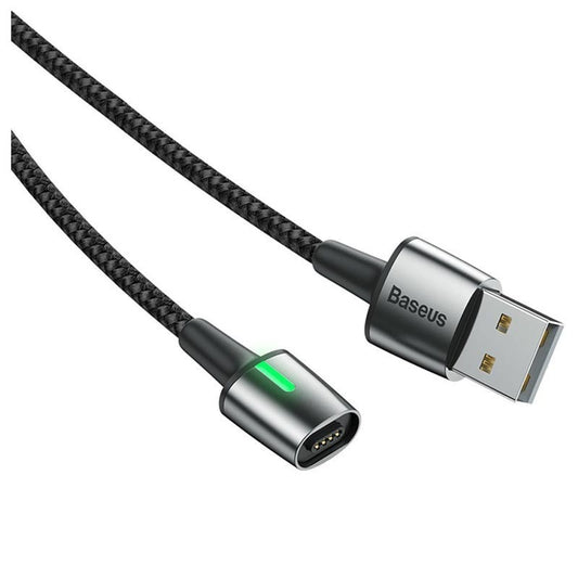 Câble Lightning Magnétique Baseus Zinc 1.5A 2M Noir (CALXC-B01)