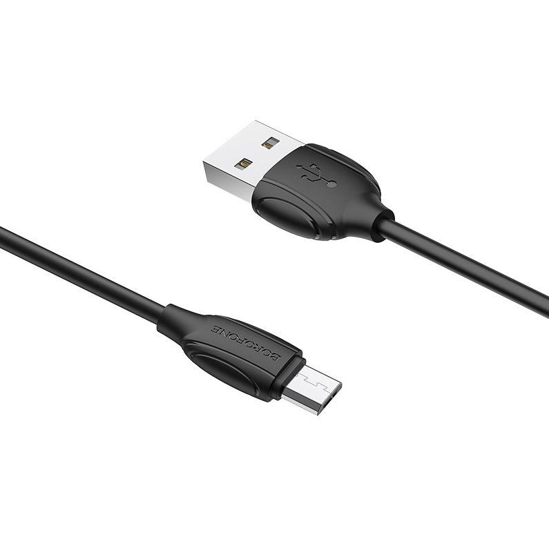 Câble Micro-USB 2.4A borofone (BX19) noir 1m