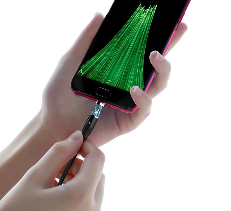 Câble Micro-USB Magnétique 1,2M Hoco U76 noir