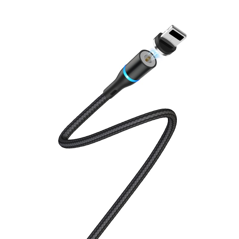 Câble Lightning Magnétique 1,2M Borofone BU16 noir