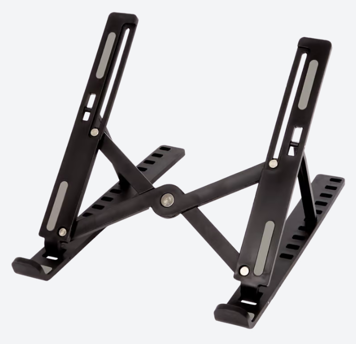Support Ordinateur Portable Macbook et PC Ajustable – Léger & Pliable (Noir, 13" à 15")