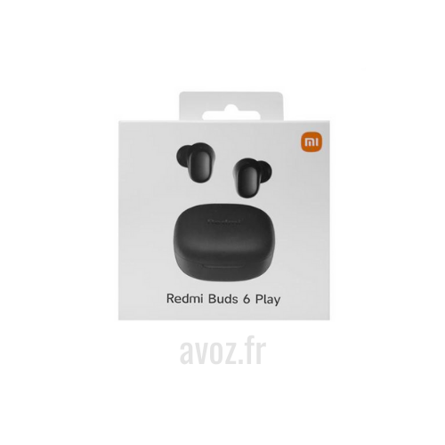 Redmi Buds 6 Play écouteurs sans fil (Noir)