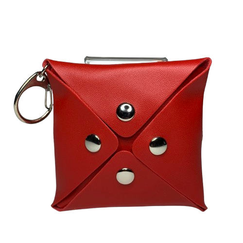 Câble Lightning aspect cuir avec pochette de rangement 1m