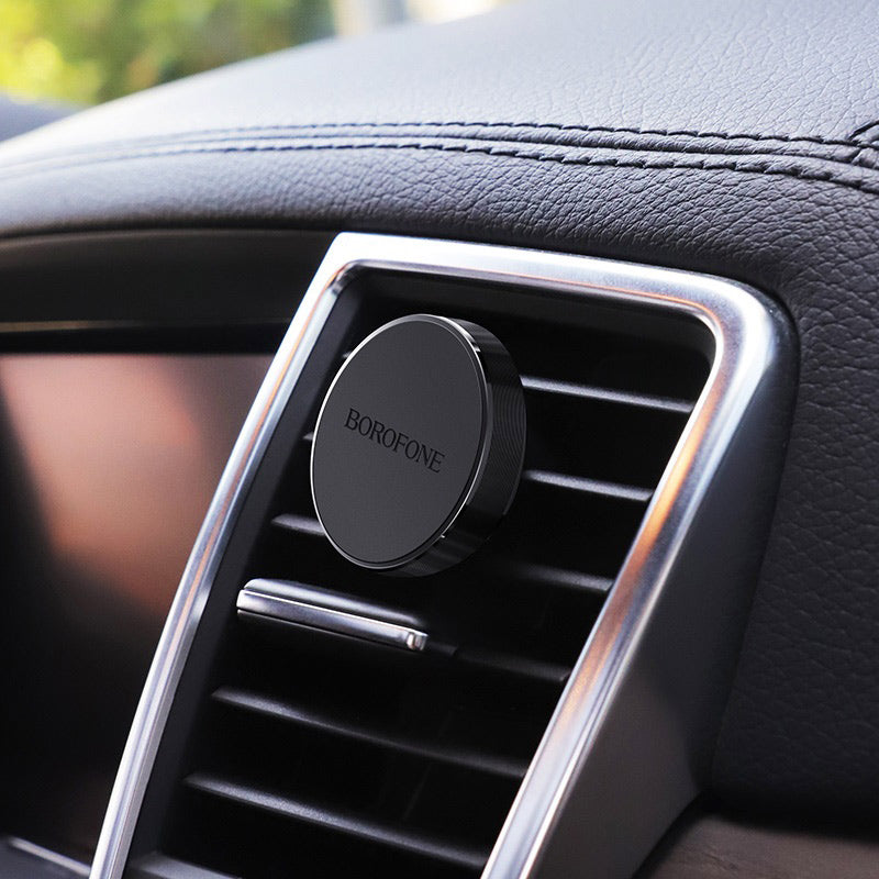 Support téléphone magnétique pour grille d'aération voiture Air Outlet BH8 Borofone noir