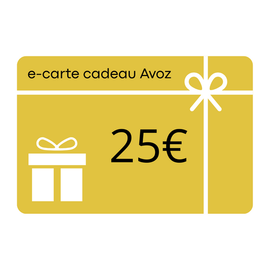 E-Carte cadeau Avoz.fr