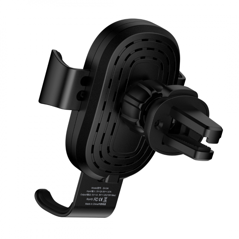 Support chargeur 10W induction QI verrouillage par gravité DEVIA