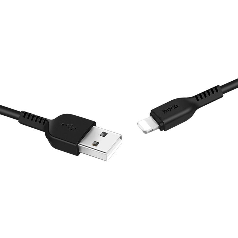 Câble Lightning 2 ou 3 mètres au choix - Hoco X20 Noir