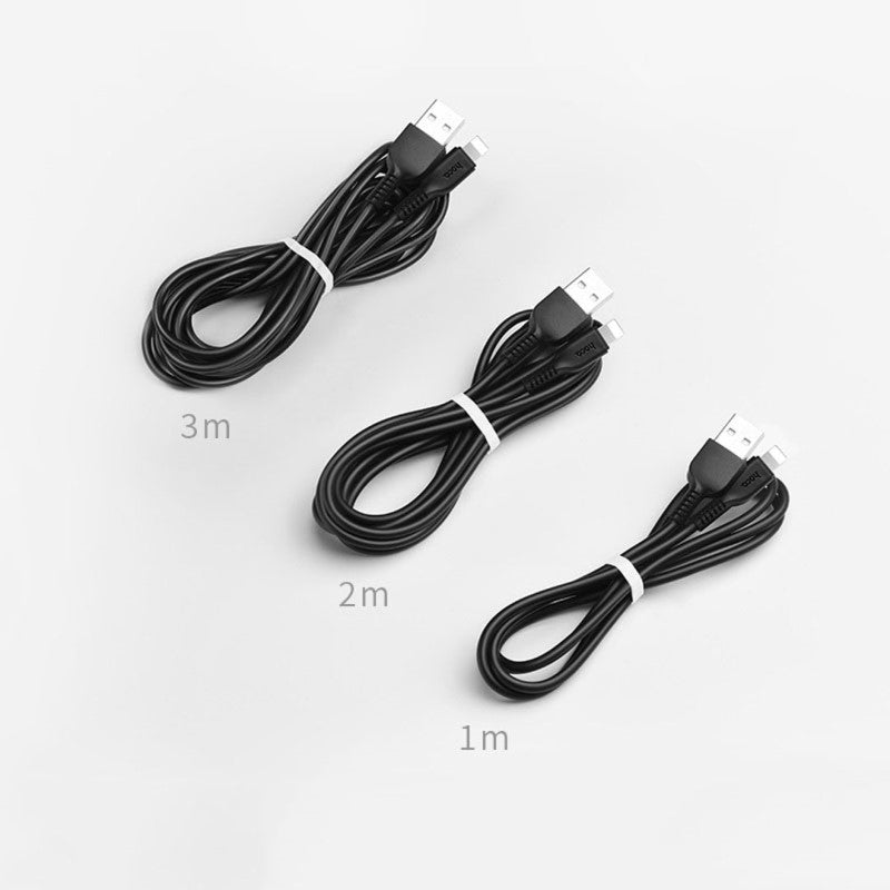 Câble Lightning 2 ou 3 mètres au choix - Hoco X20 Noir