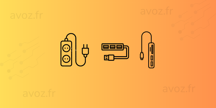 Multiprise et Hub USB