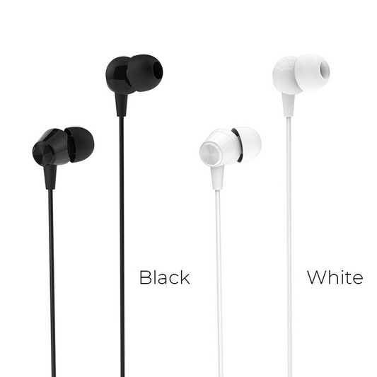 Écouteurs intra-auriculaires avec micro, prise audio 3,5 mm, bouton de commande, câble 1,2 m Borofone BM20