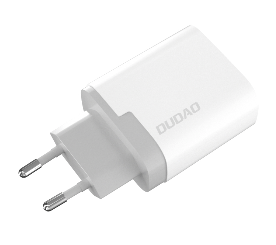 Chargeur secteur 22.5W USB Type C et USB 3.0 Quick Charge Power delivery dudao A6XS blanc