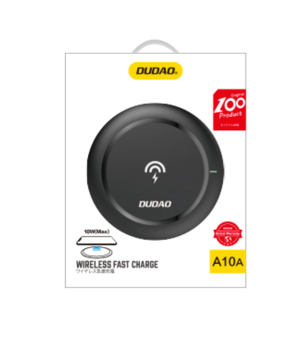 Chargeur induction 10W sans fil Dudao A10A noir
