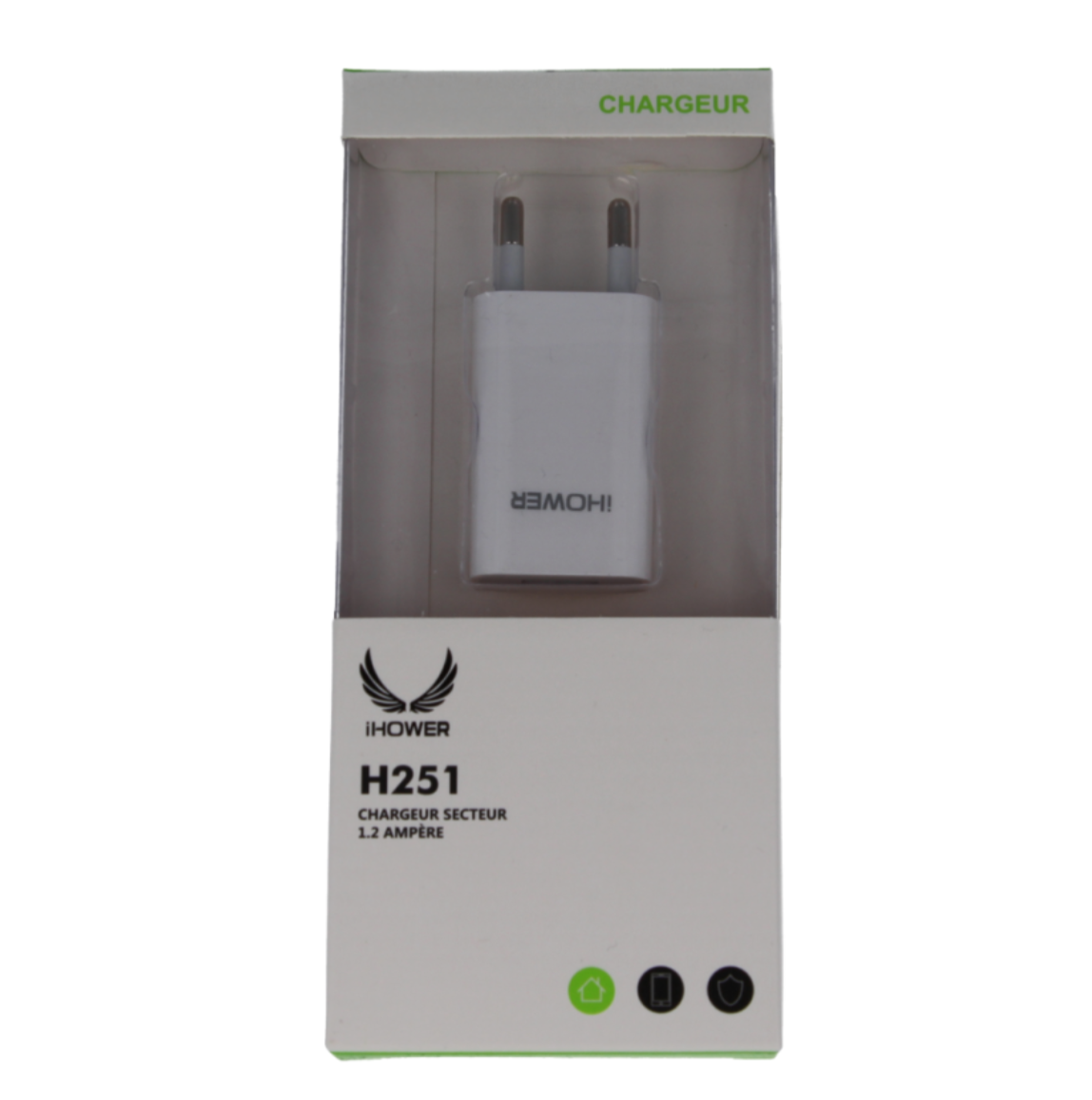 Pack câble de charge 3en1 + chargeur secteur USB + batterie Powerbank 2600mAh + support téléphone pour voiture