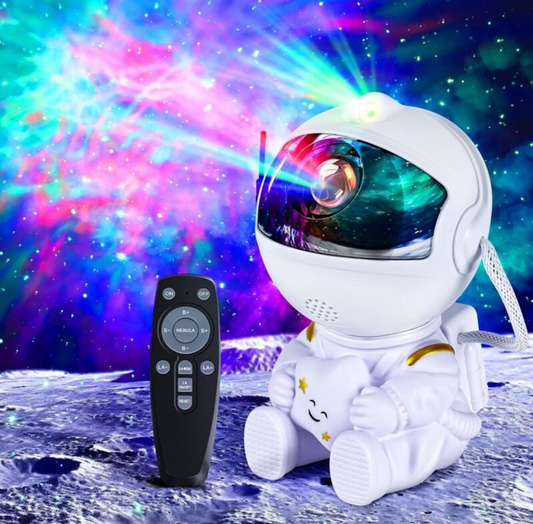 Projecteur LED nébuleuse ciel étoilé galaxie Astronaute (Modèle étoile blanc)