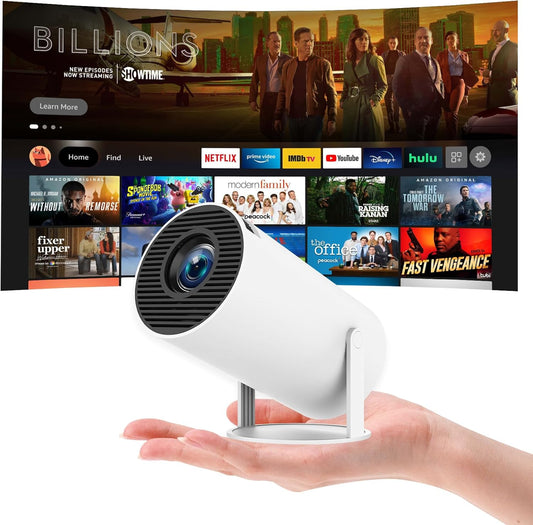 Magcubic Vidéo Projecteur Android 11 Dual Wifi6 260ANSI BT5.0 1080P 1280*720P HY300PRO Blanc