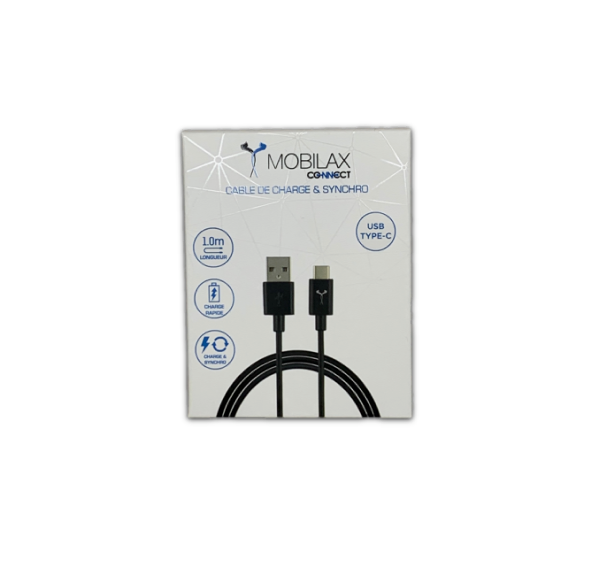 Câble USB-C MBX 1m noir