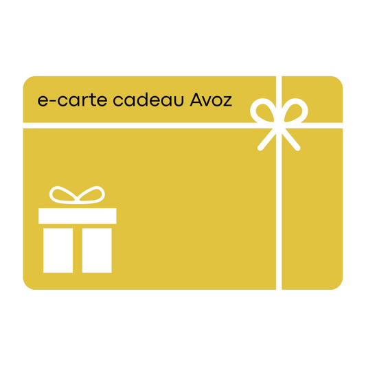 E-Carte cadeau Avoz.fr